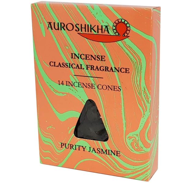 Auroshikha Jasmine Incense Cones