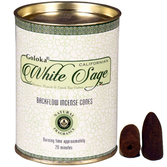 Goloka White Sage Incense Cones