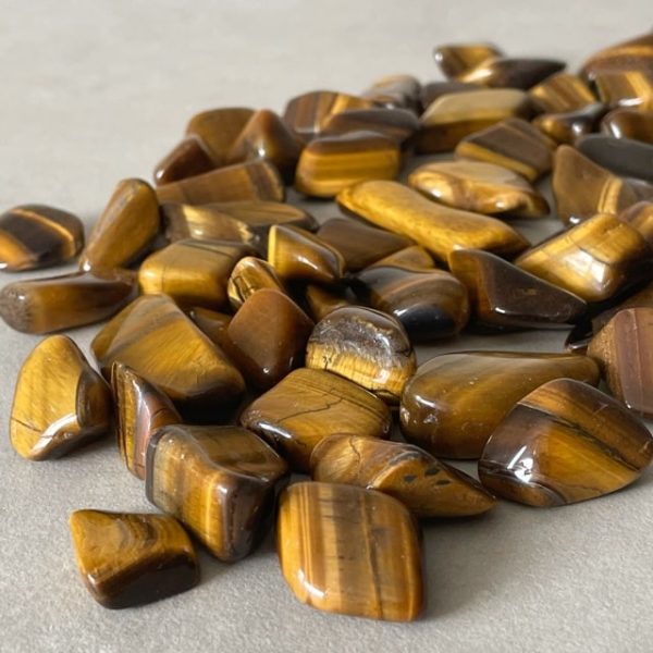 Tiger Eye Gold Tumbled Stones