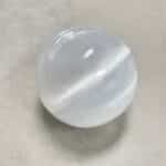 Selenite Sphere White / Clear