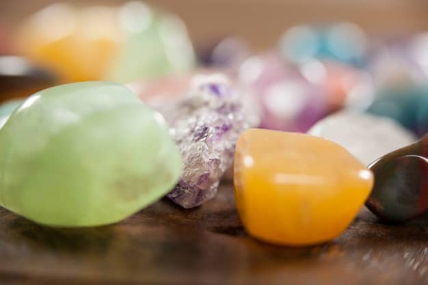 Colorful pebbles stones